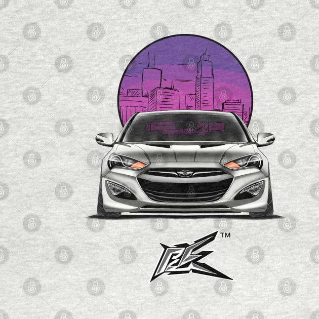 hyundai genesis coupe white by naquash